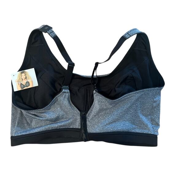 Curvy Couture Medium Impact Wireless Sports Bra - Picture 6 of 6